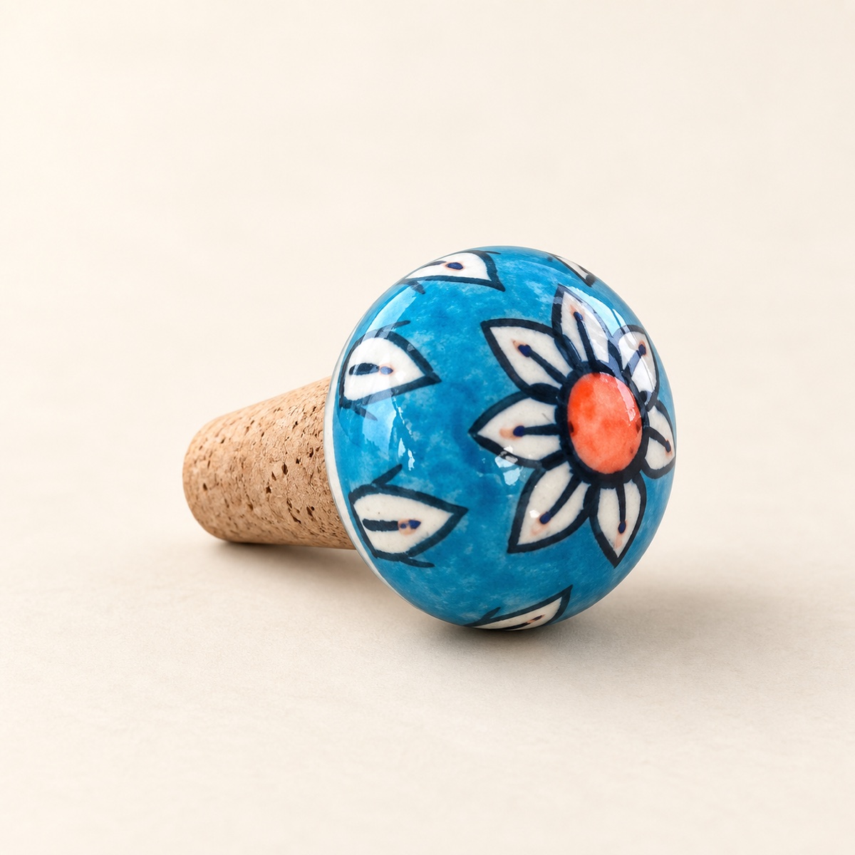 AI-styled product photo: Bottle stopper