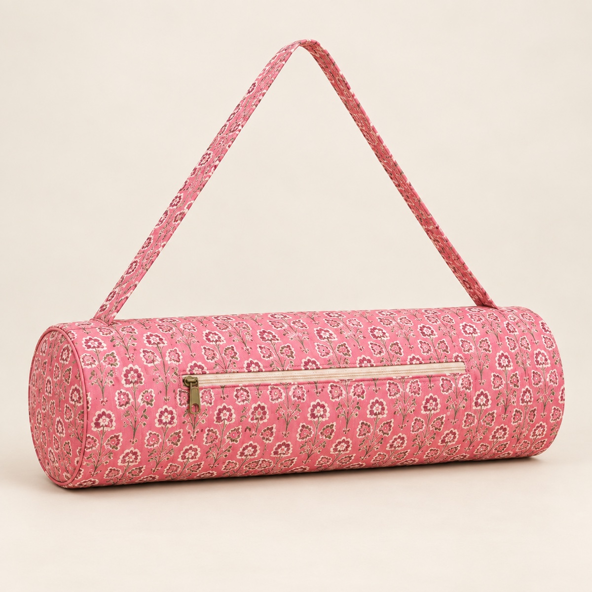 AI-styled product photo: Yoga mat bag